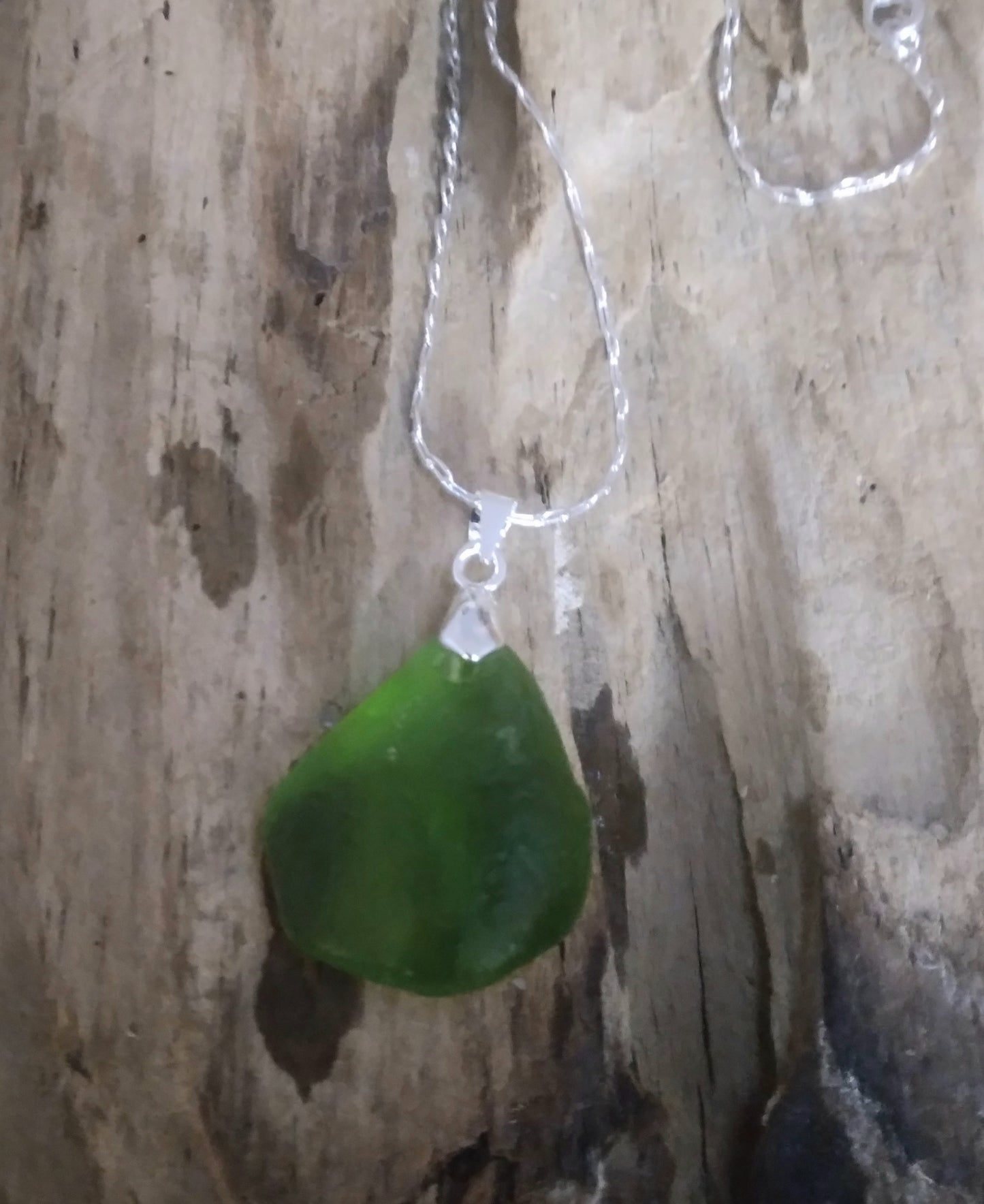 Emerald Green Pendant Necklace